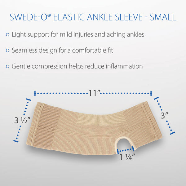 Swede-O Elastic Ankle Support Sleeve