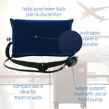 Small Inflatable Lumbar Cushion Blue