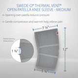 Swede-O Thermal Vent Open Patella Knee Sleeve