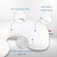 Tri-Core Cervical Support Pillow - Midsize - Firm & Travel Core Combo