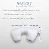 Tri-Core Cervical Support Pillow - Midsize - Firm & Travel Core Combo