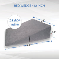 Bed Wedge, Foam Incline Cushion for Acid Reflux